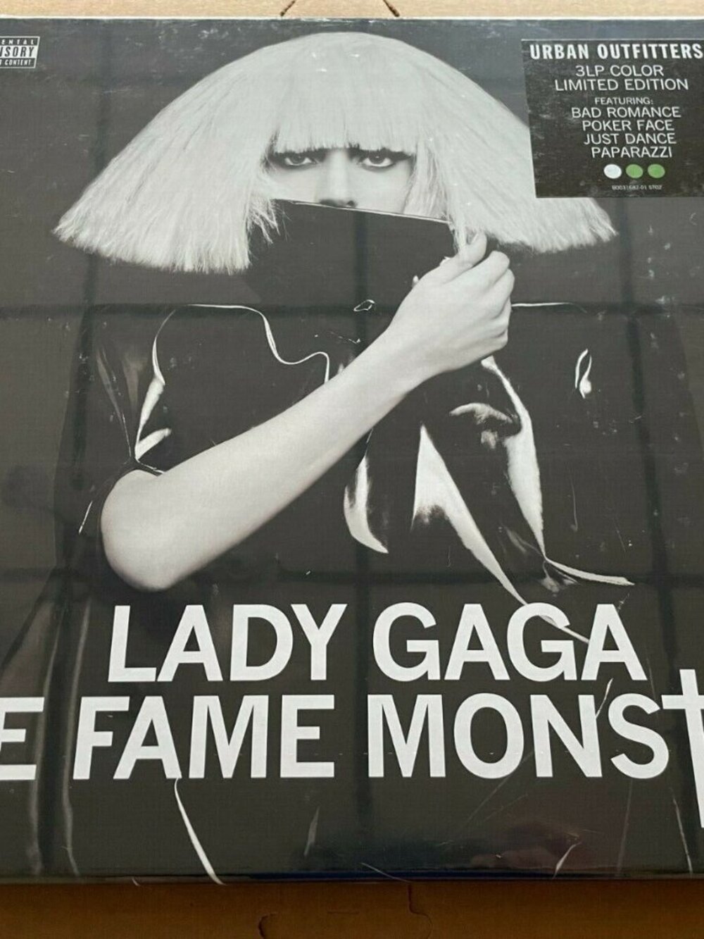 Lady Gaga The Fame Monster Clear Silver Vinyl 3LP
